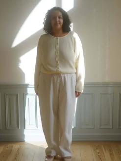 Clearance Djerf Avenue Amorini Cardigan Cream