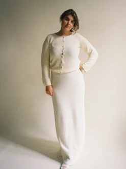 Clearance Djerf Avenue Amorini Cardigan Cream