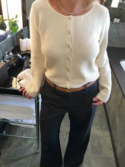 Clearance Djerf Avenue Amorini Cardigan Cream