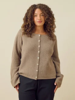 New Djerf Avenue Amorini Cardigan Wool Mole