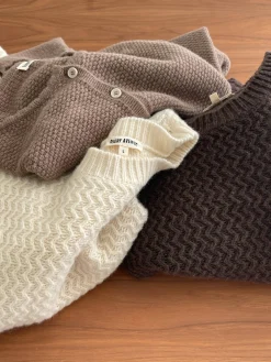 New Djerf Avenue Amorini Cardigan Wool Mole