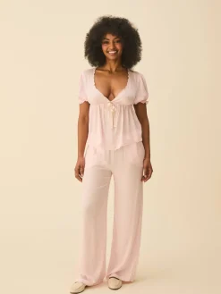 New Djerf Avenue Angel Pants Pink
