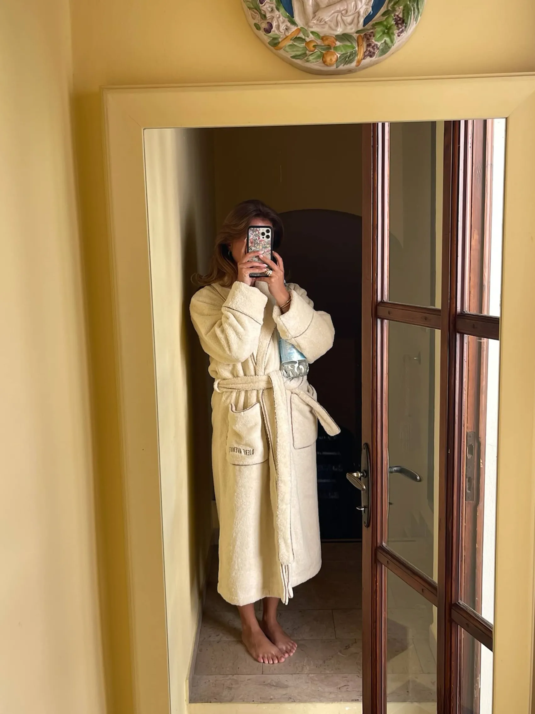 Djerf Avenue Bath Robe Creamy Oat