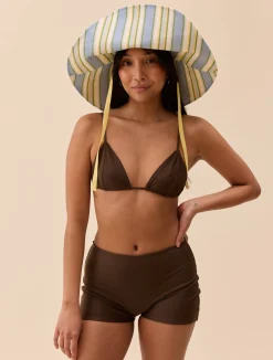 Online Djerf Avenue Boxer Bikini Bottom Cocoa