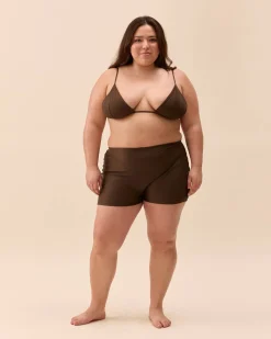 Online Djerf Avenue Boxer Bikini Bottom Cocoa