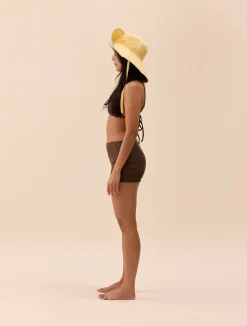 Online Djerf Avenue Boxer Bikini Bottom Cocoa