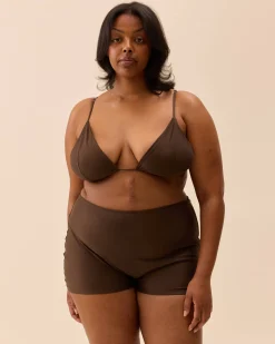 Online Djerf Avenue Boxer Bikini Bottom Cocoa