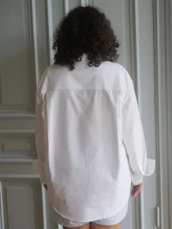 Djerf Avenue Breezy Classic Shirt White
