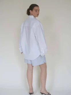 Djerf Avenue Breezy Classic Shirt White