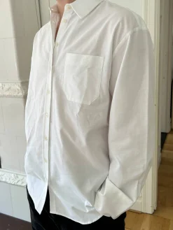 Djerf Avenue Breezy Classic Shirt White
