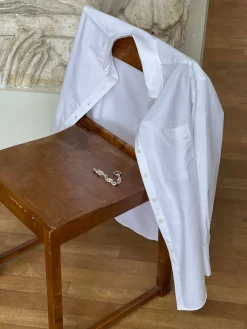 Djerf Avenue Breezy Classic Shirt White