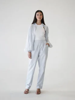 Outlet Djerf Avenue Breezy Pants Blue Stripe