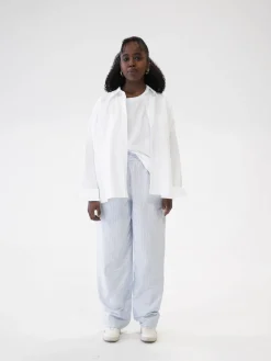 Outlet Djerf Avenue Breezy Pants Blue Stripe