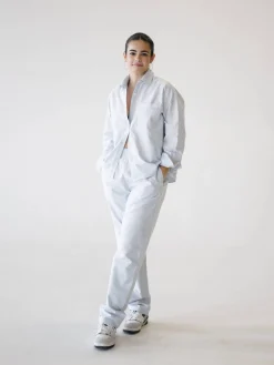 Outlet Djerf Avenue Breezy Pants Blue Stripe