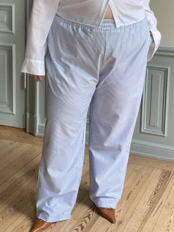 Outlet Djerf Avenue Breezy Pants Blue Stripe