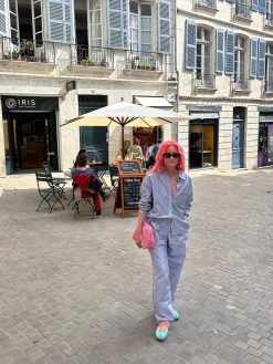 Online Djerf Avenue Breezy Pants Grey