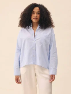 Online Djerf Avenue Breezy Shirt Blue