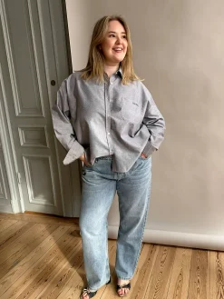 Best Djerf Avenue Breezy Shirt Grey