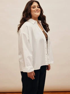 Online Djerf Avenue Breezy Shirt White