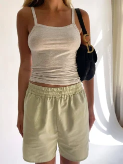 Sale Djerf Avenue Breezy Shorts Green