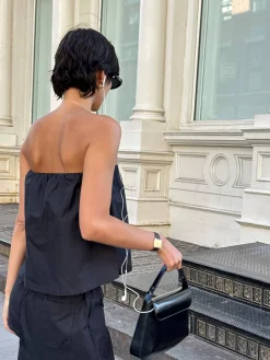 New Djerf Avenue Breezy Tube Top Black