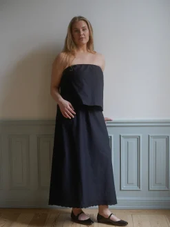 New Djerf Avenue Breezy Tube Top Black