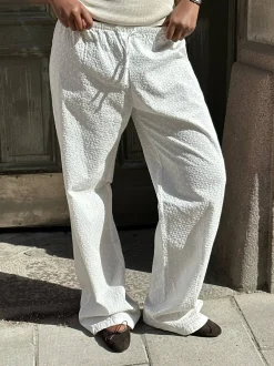 Discount Djerf Avenue Broderie Pants - Tall White