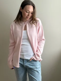 Hot Djerf Avenue Button Up Cardigan Pink