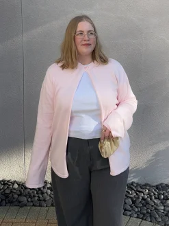 Hot Djerf Avenue Button Up Cardigan Pink