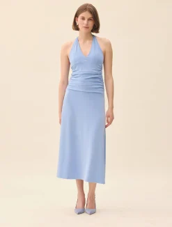 Discount Djerf Avenue Celebration Dress Dove Blue