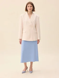 Discount Djerf Avenue Celebration Dress Dove Blue