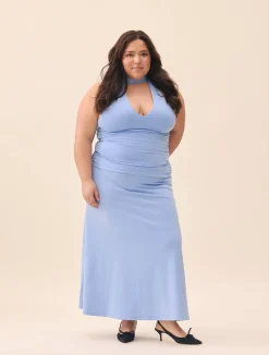 Discount Djerf Avenue Celebration Dress Dove Blue