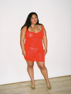 Hot Djerf Avenue Citrine Mini Dress Red