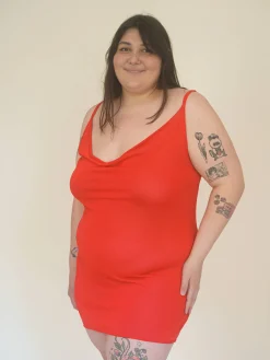 Hot Djerf Avenue Citrine Mini Dress Red