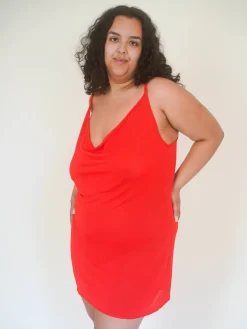 Hot Djerf Avenue Citrine Mini Dress Red