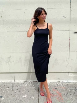 Hot Djerf Avenue Daily Midi Dress Black