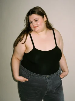 Outlet Djerf Avenue Daily Tank Top Black