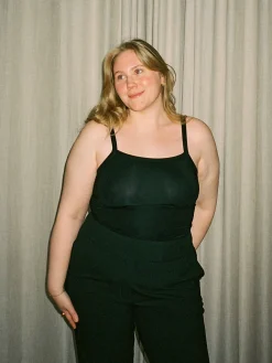 Outlet Djerf Avenue Daily Tank Top Black
