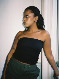 Best Djerf Avenue Daily Tube Top Black
