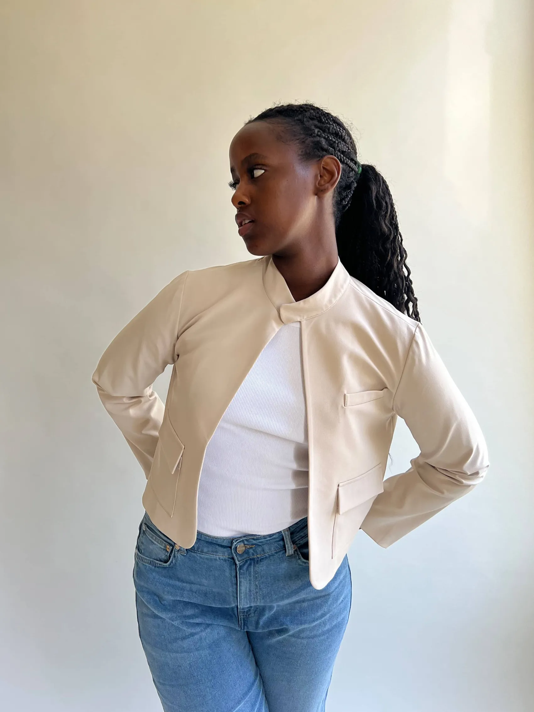 Hot Djerf Avenue Day-to-day Jacket Cream