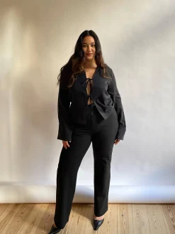 Clearance Djerf Avenue Day-to-day Pants Black
