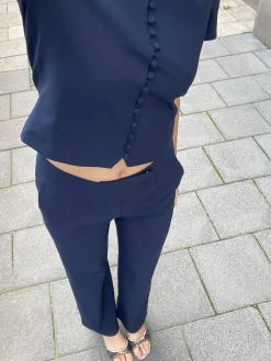 Best Djerf Avenue Day-to-day Pants Deep Blue