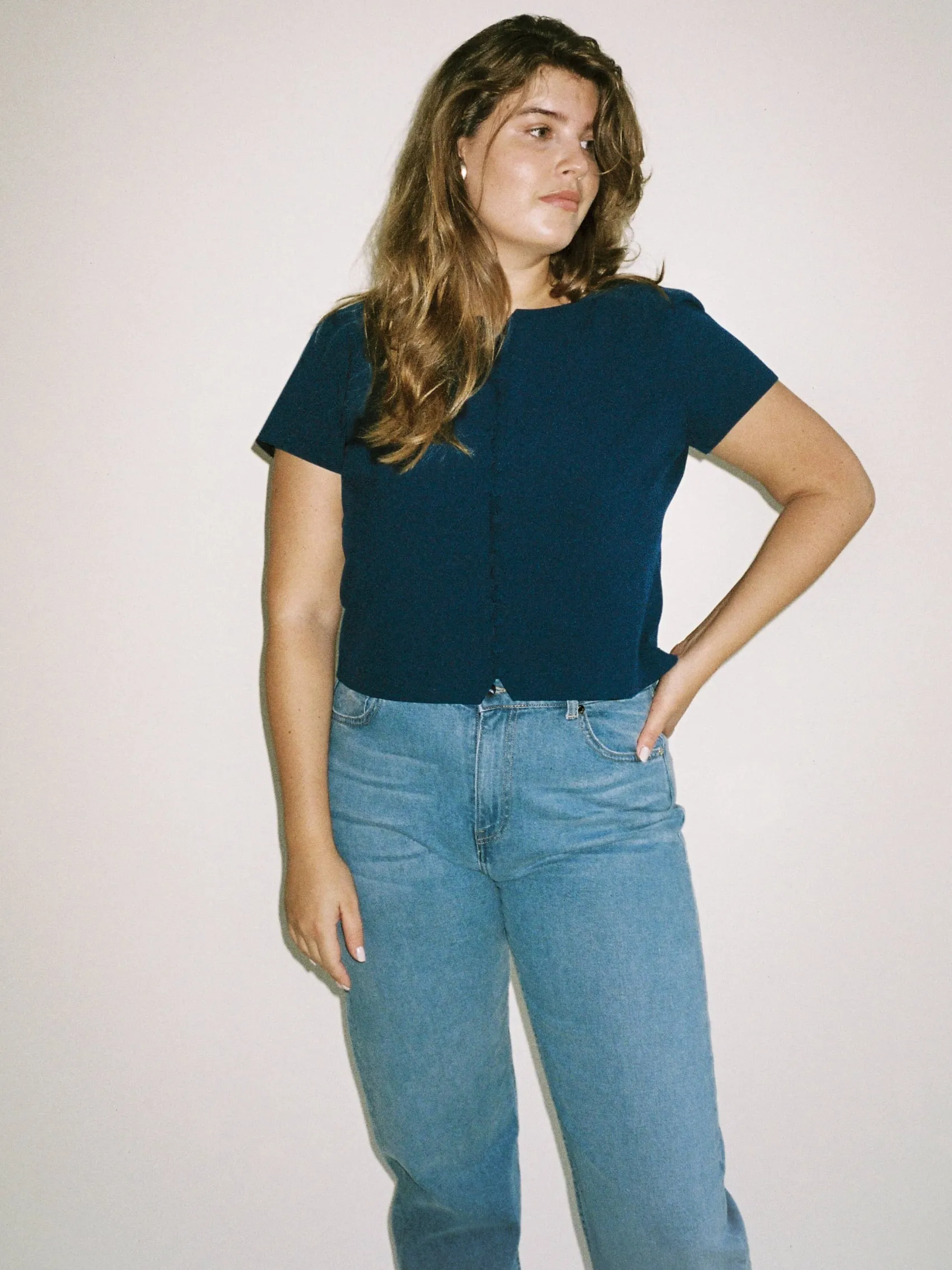 Best Djerf Avenue Day-to-day Top Deep Blue