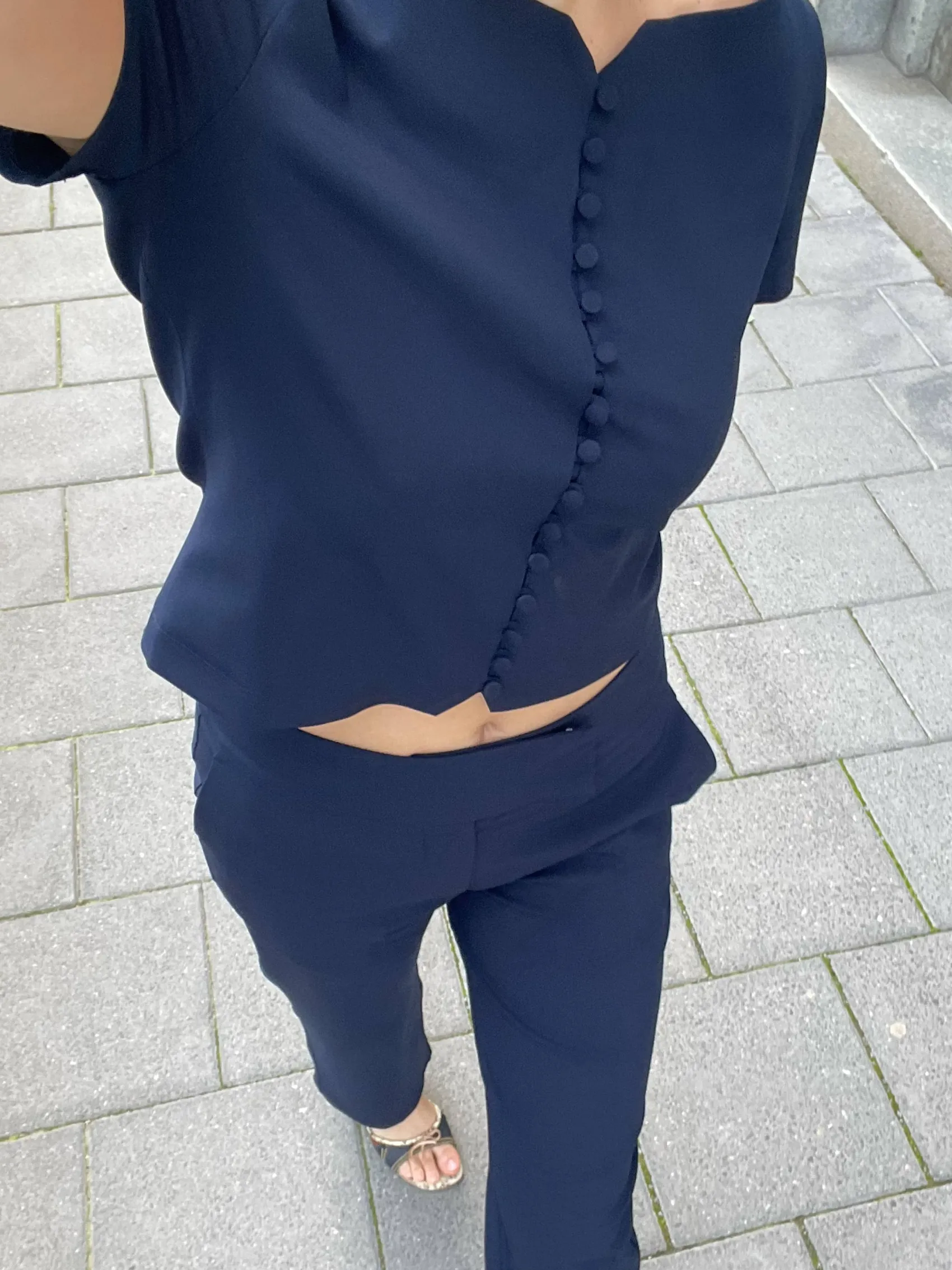 Best Djerf Avenue Day-to-day Top Deep Blue
