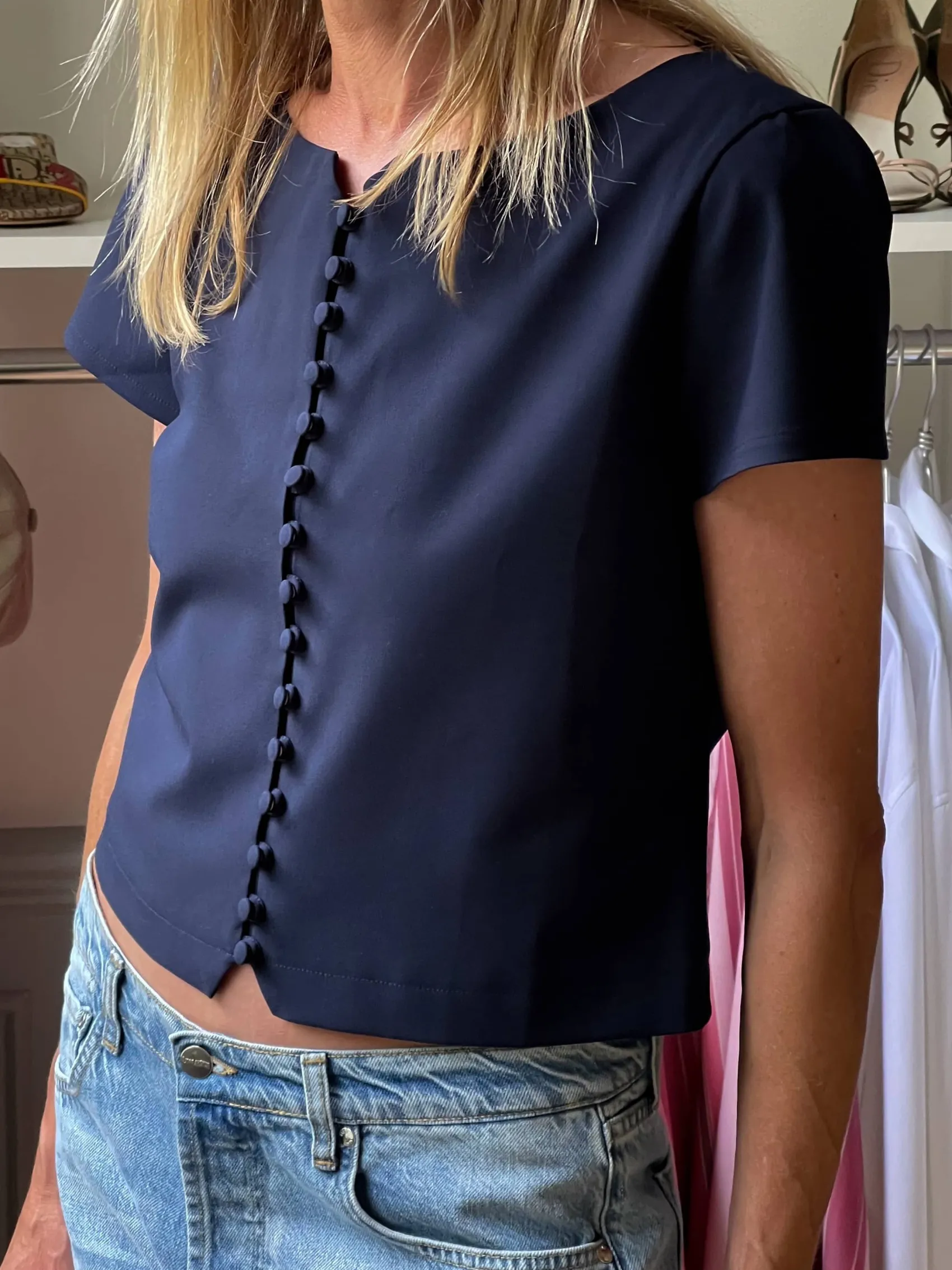 Best Djerf Avenue Day-to-day Top Deep Blue