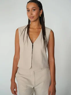 Outlet Djerf Avenue Day-to-day Vest Cream