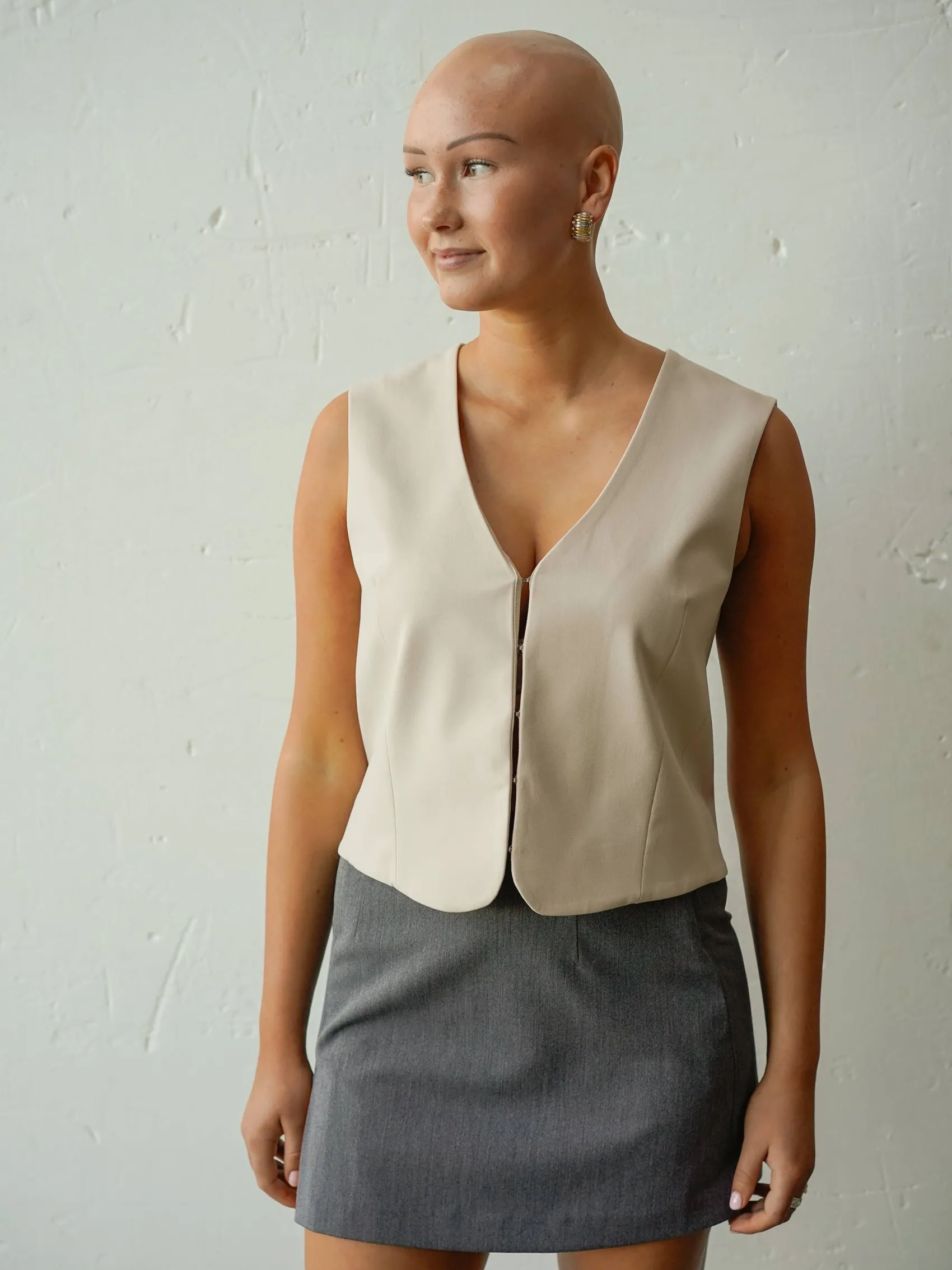 Outlet Djerf Avenue Day-to-day Vest Cream