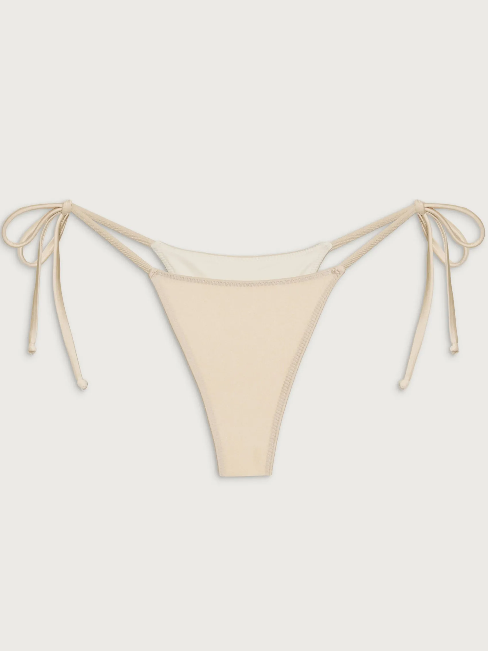 Discount Djerf Avenue Divine Satin Bikini Bottom Sand Castle