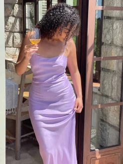 Outlet Djerf Avenue Dream Dress Maxi Iris