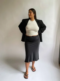 New Djerf Avenue Dream Skirt Ash